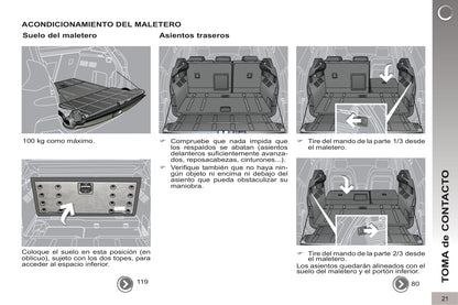 2012-2013 Peugeot 3008 HYbrid4 Owner's Manual | Spanish