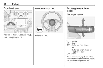 2016 Opel Adam Owner's Manual | French