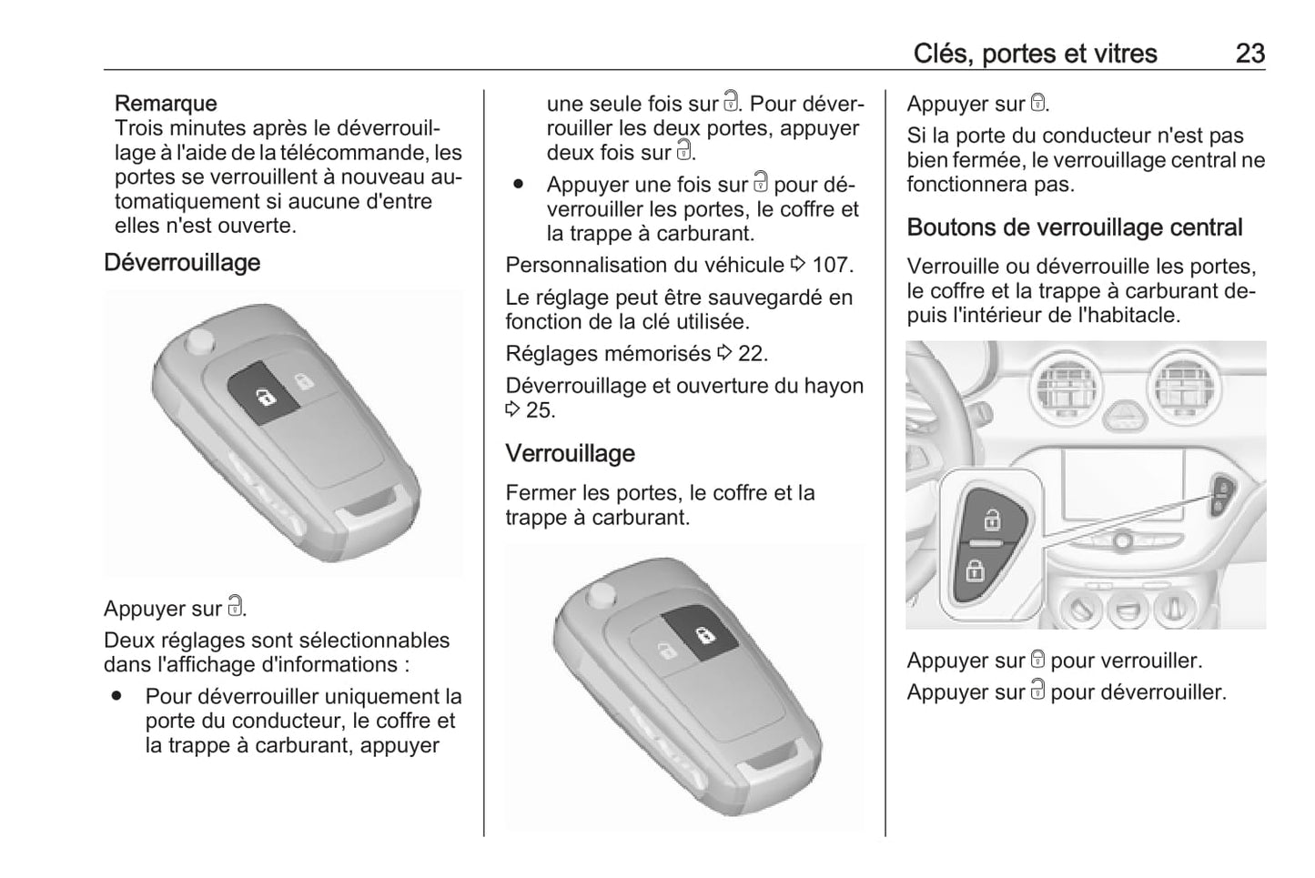 2016 Opel Adam Owner's Manual | French