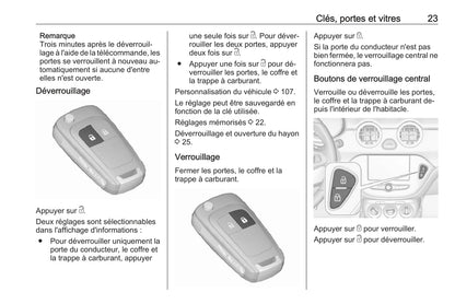 2016 Opel Adam Owner's Manual | French