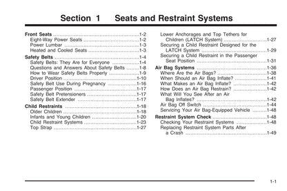 2004 Cadillac XLR Owner's Manual | English