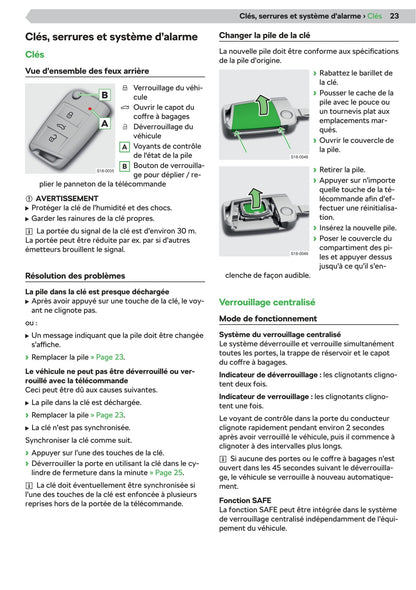 2019-2020 Skoda Scala Owner's Manual | French