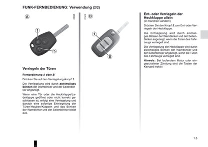 2012-2013 Renault Clio Bedienungsanleitung | Deutsch