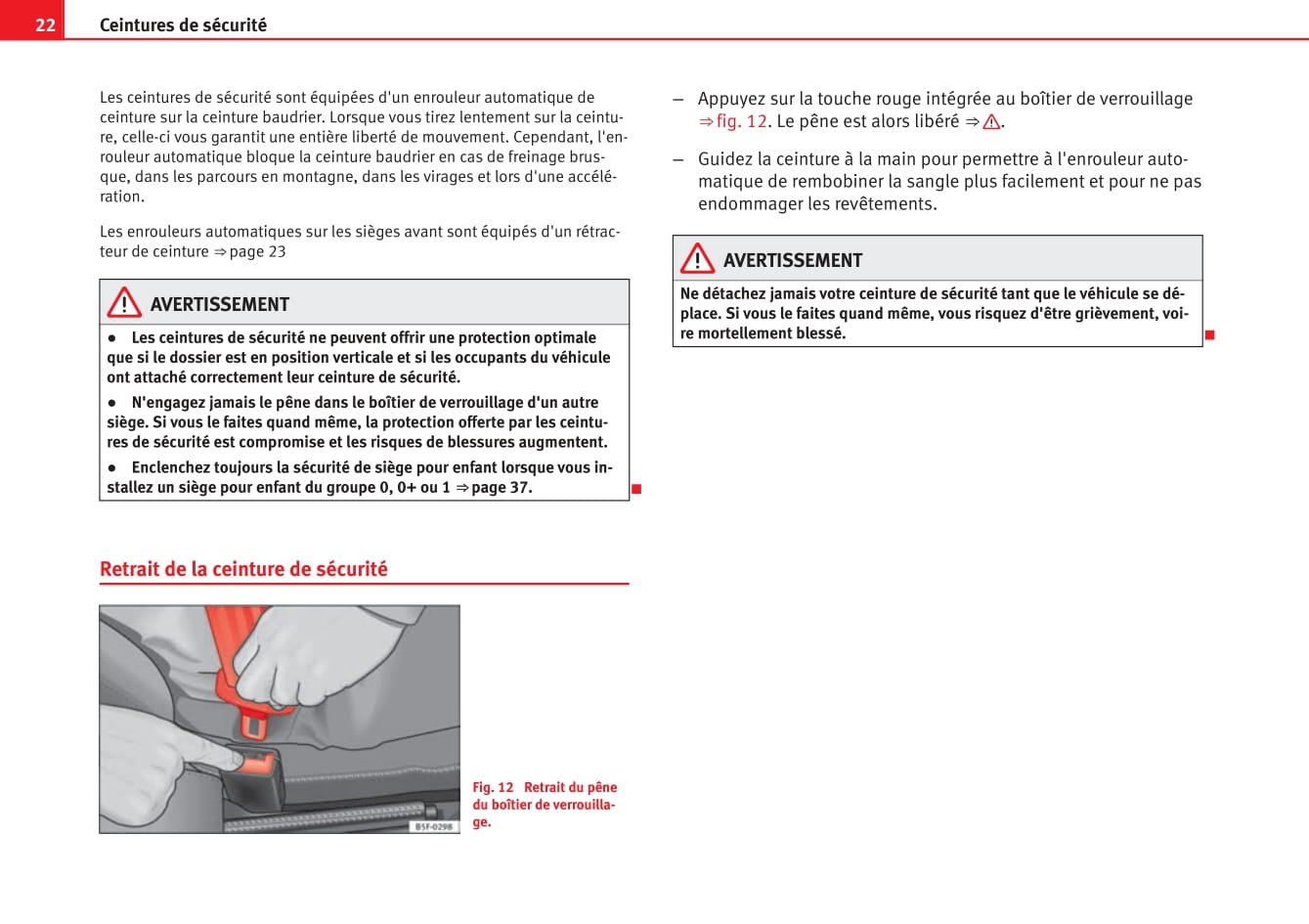 2012-2015 Seat Ibiza Bedienungsanleitung | Französisch