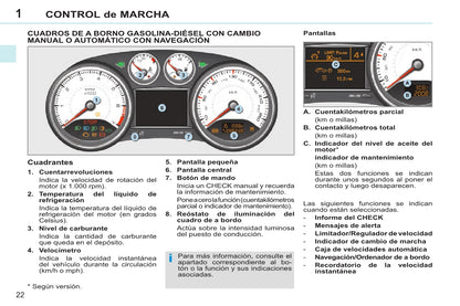 2013-2014 Peugeot 308 CC Owner's Manual | Spanish