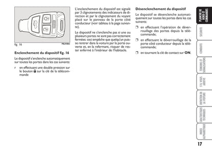 2009-2010 Fiat Croma Bedienungsanleitung | Französisch