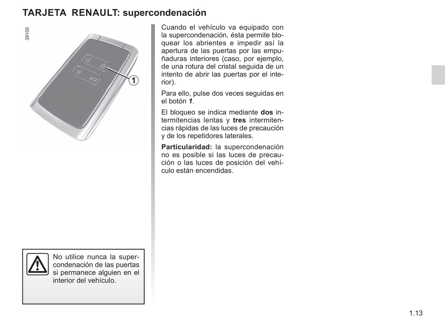 2018-2019 Renault Mégane Owner's Manual | Spanish