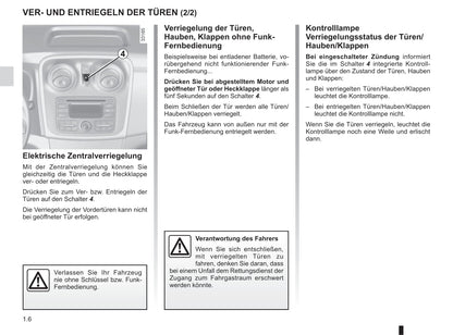 2013-2016 Dacia Logan Bedienungsanleitung | Deutsch