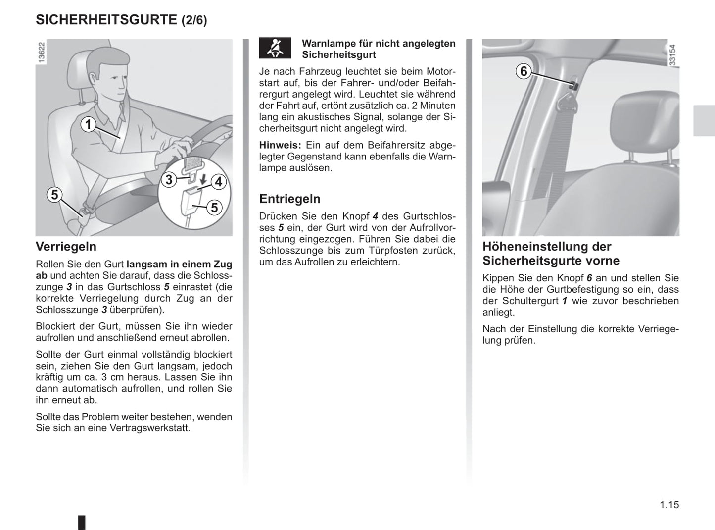 2013-2016 Dacia Logan Bedienungsanleitung | Deutsch