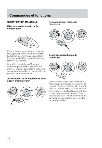 1999-2005 Ford Focus Bedienungsanleitung | Französisch