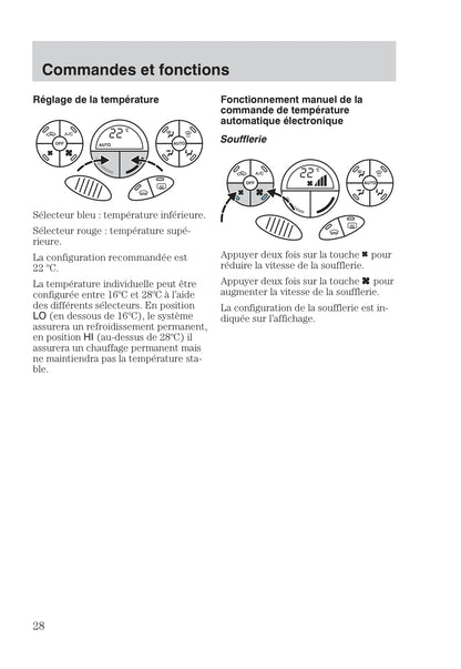 1999-2005 Ford Focus Bedienungsanleitung | Französisch