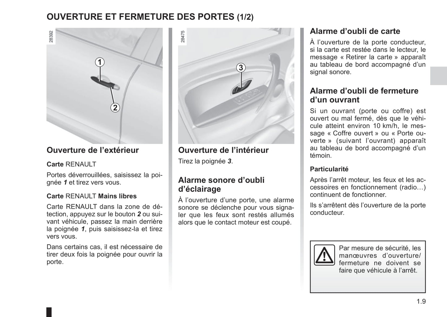 2015-2016 Renault Mégane Owner's Manual | French