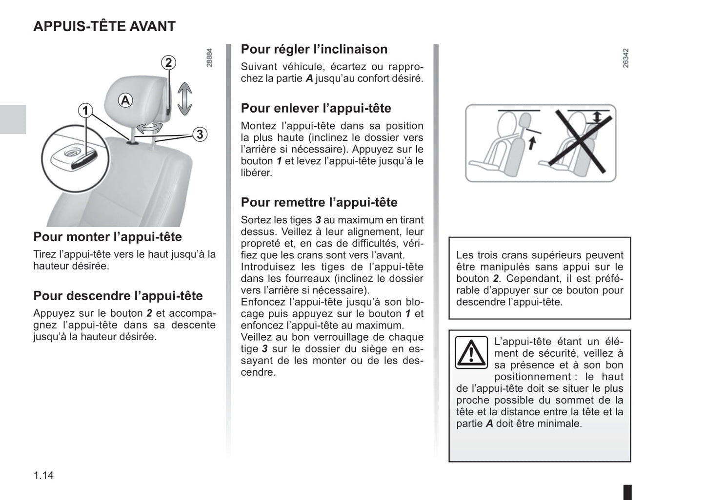 2015-2016 Renault Mégane Owner's Manual | French