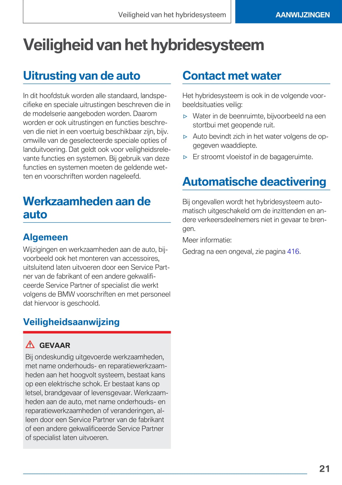 2020-2021 BMW 3 Series Plug-in Hybrid Bedienungsanleitung | Niederländisch