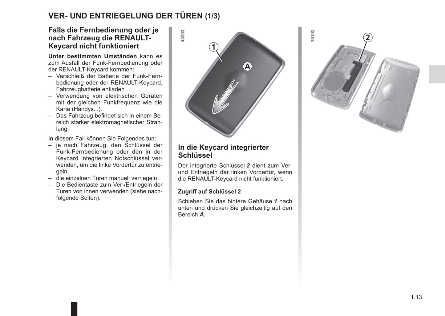 2016-2017 Renault Mégane Owner's Manual | German