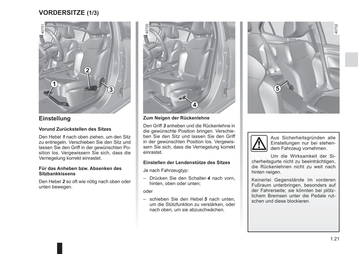 2016-2017 Renault Mégane Owner's Manual | German