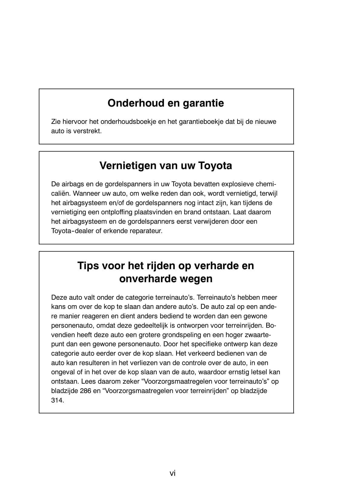 2005-2006 Toyota Land Cruiser 100 Owner's Manual | Dutch
