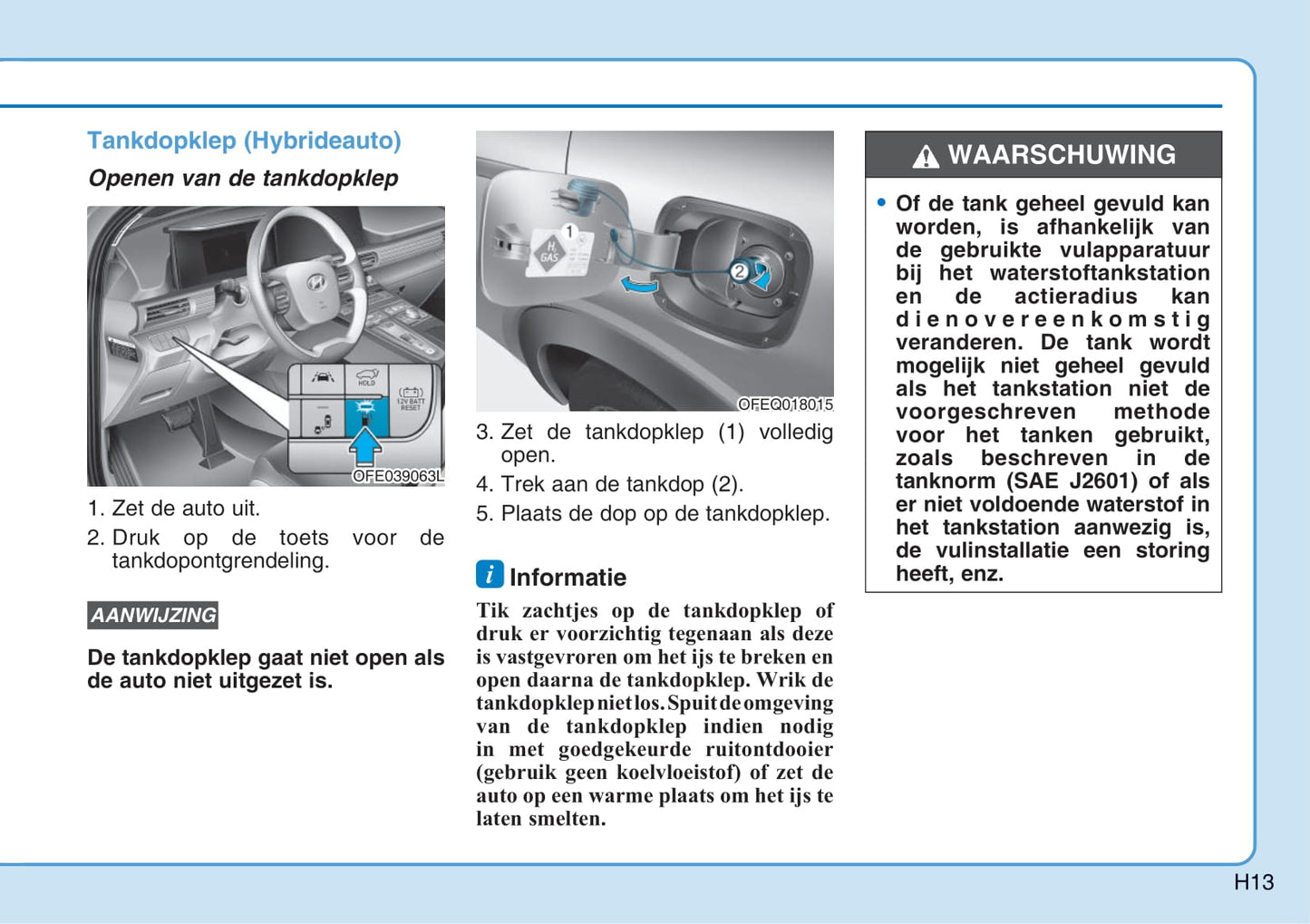 2020-2021 Hyundai Nexo Bedienungsanleitung | Niederländisch