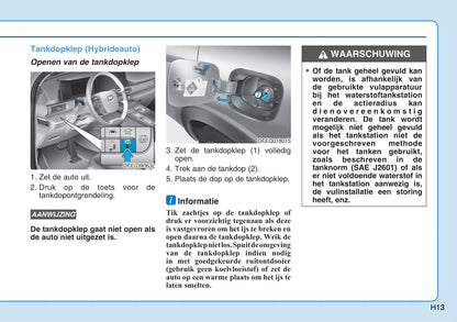 2020-2021 Hyundai Nexo Bedienungsanleitung | Niederländisch