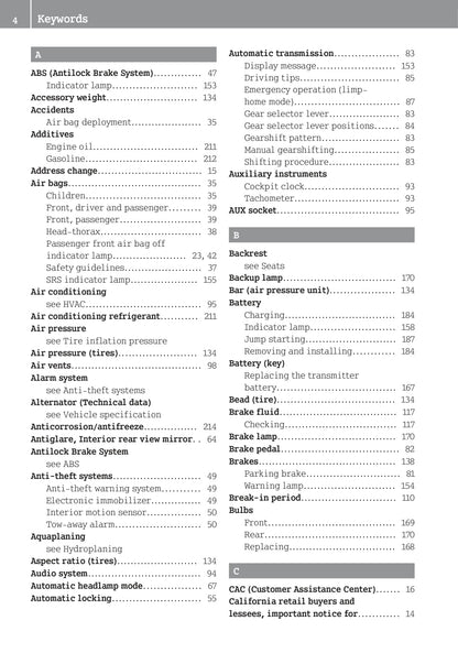 2007-2010 Smart Fortwo Bedienungsanleitung | Englisch