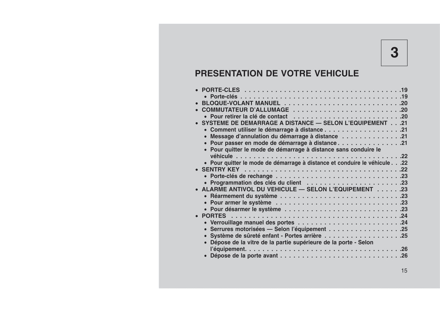 2016-2017 Jeep Wrangler Owner's Manual | French