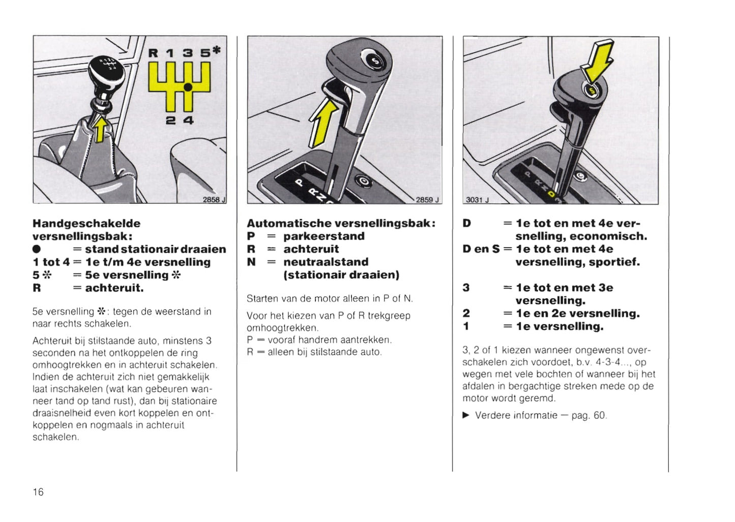 1988-1992 Opel Vectra Owner's Manual | Dutch