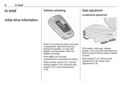 2016-2017 Vauxhall Insignia Owner's Manual | English