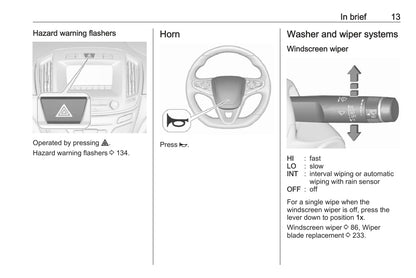 2016-2017 Vauxhall Insignia Owner's Manual | English