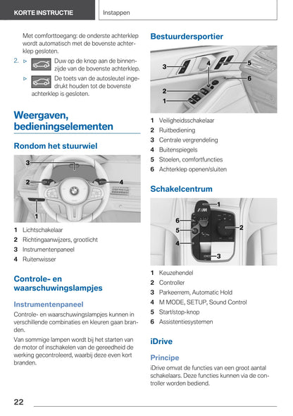 2020 BMW X5 M Owner's Manual | Dutch