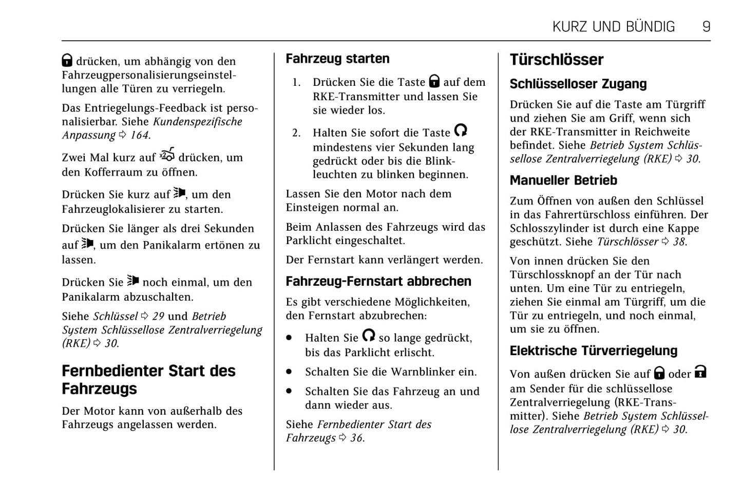 2013-2018 Cadillac CTS/CTS-V Bedienungsanleitung | Deutsch