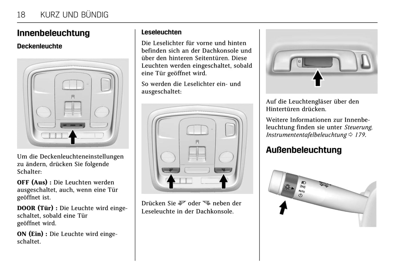 2013-2018 Cadillac CTS/CTS-V Bedienungsanleitung | Deutsch