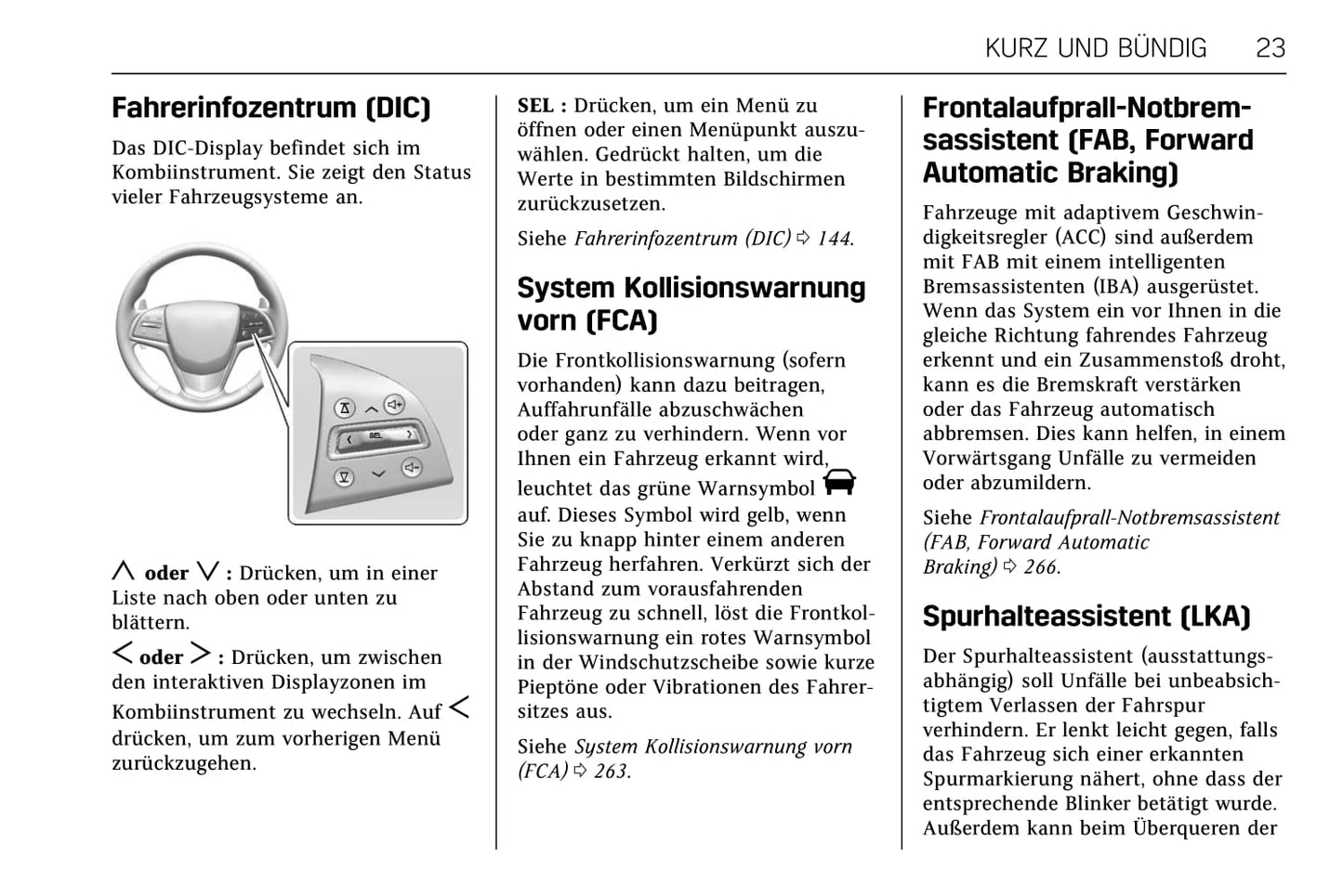 2013-2018 Cadillac CTS/CTS-V Owner's Manual | German