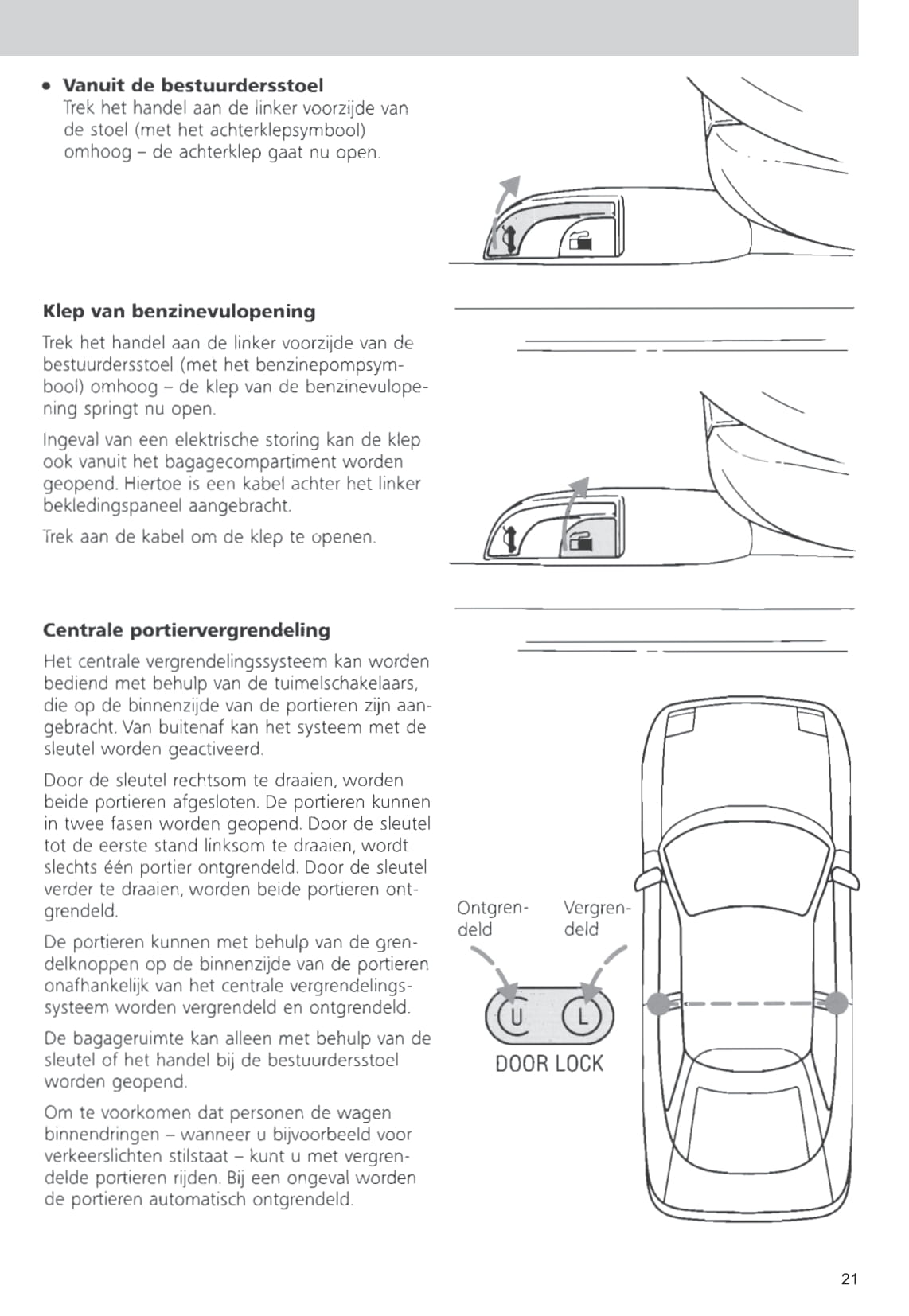 1993-1997 Ford Probe Owner's Manual | Dutch