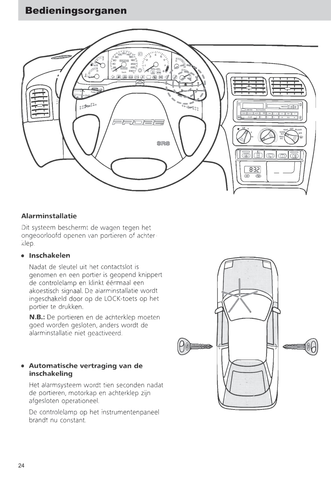 1993-1997 Ford Probe Owner's Manual | Dutch