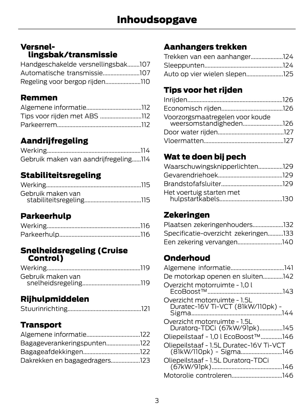 2014-2015 Ford EcoSport Bedienungsanleitung | Niederländisch