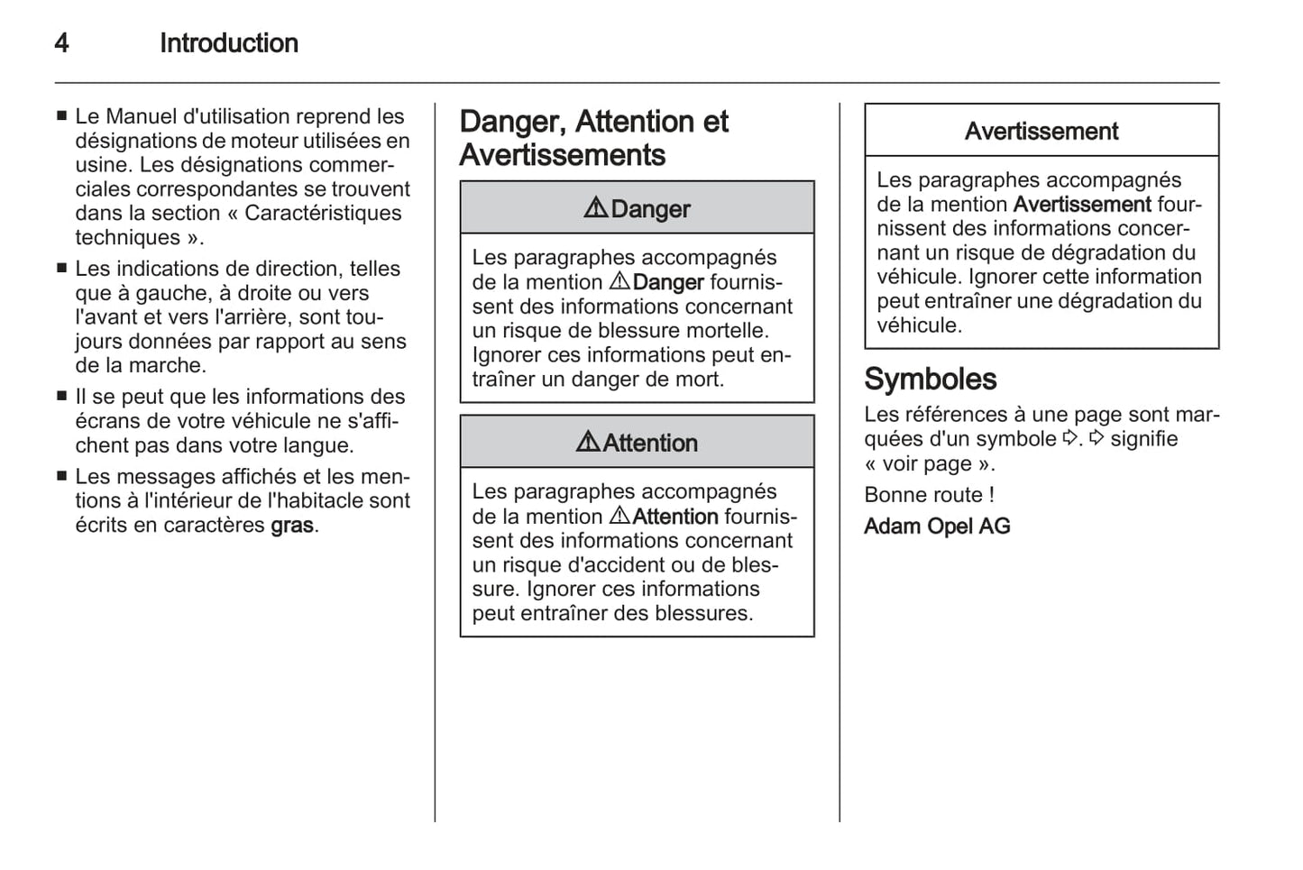 2010-2011 Opel Zafira Owner's Manual | French