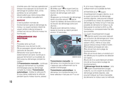 2018-2019 Fiat 124 Spider Bedienungsanleitung | Französisch