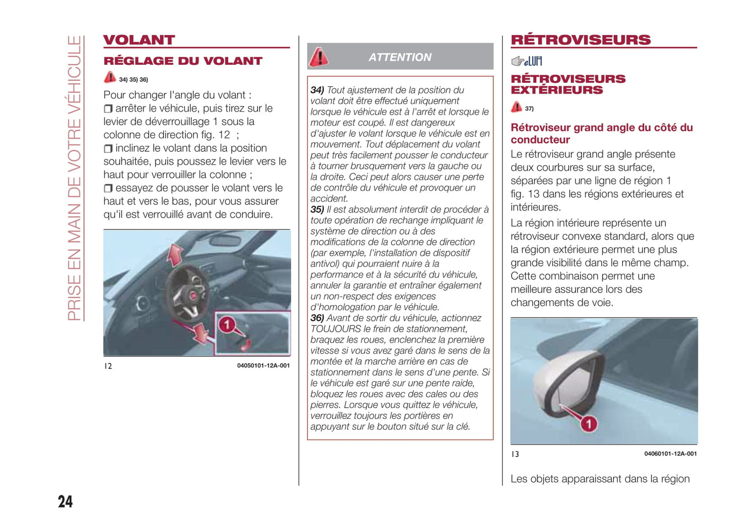 2018-2019 Fiat 124 Spider Bedienungsanleitung | Französisch