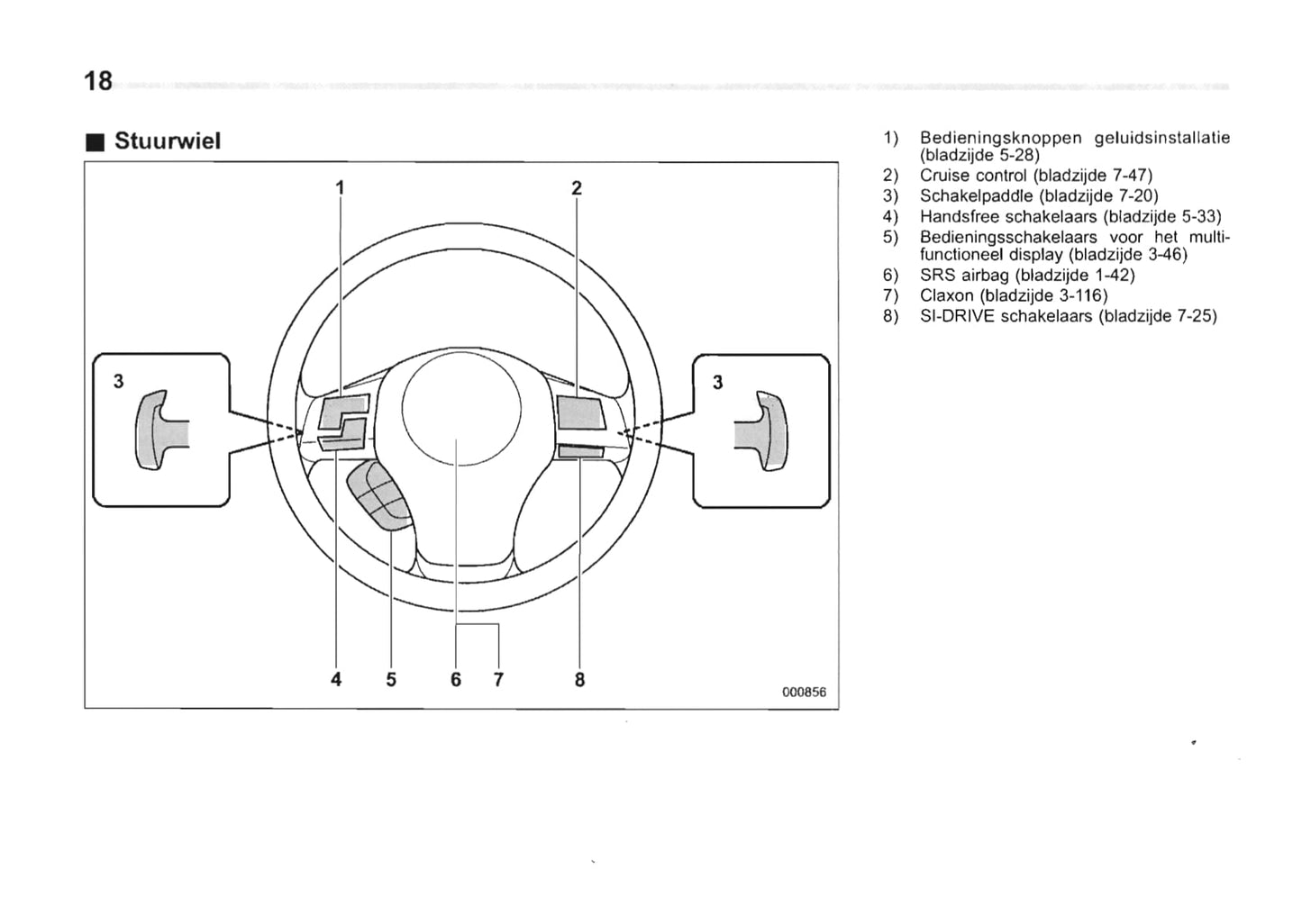 2013-2014 Subaru Forester Owner's Manual | Dutch