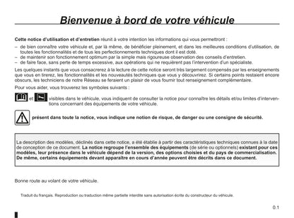 2018-2019 Renault Master Owner's Manual | French