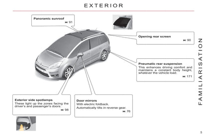 2011-2013 Citroën C4 Picasso/Grand C4 Picasso Bedienungsanleitung | Englisch