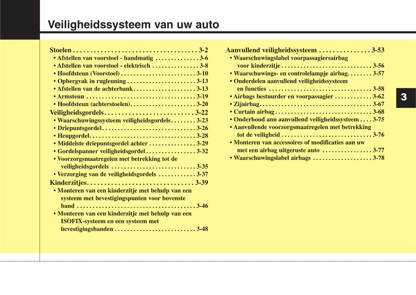 2015-2016 Kia Carens Owner's Manual | Dutch