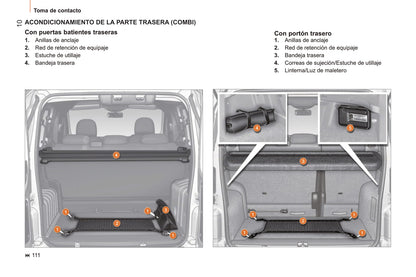 2014 Peugeot Bipper/Bipper Tepee Owner's Manual | Spanish