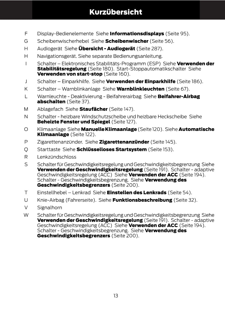 1997-2008 Ford Ka Bedienungsanleitung | Deutsch