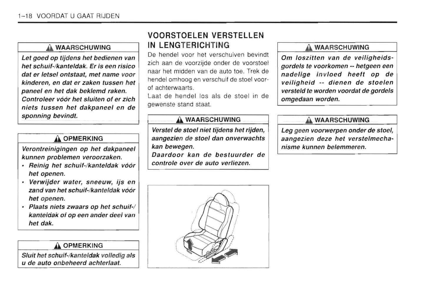 1997-2002 Daewoo Leganza Owner's Manual | Dutch