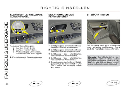 2011-2012 Citroën C6 Bedienungsanleitung | Deutsch