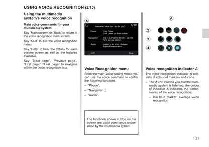 2020 - 2023 Renault Easy Connect Infotainment Manual | English