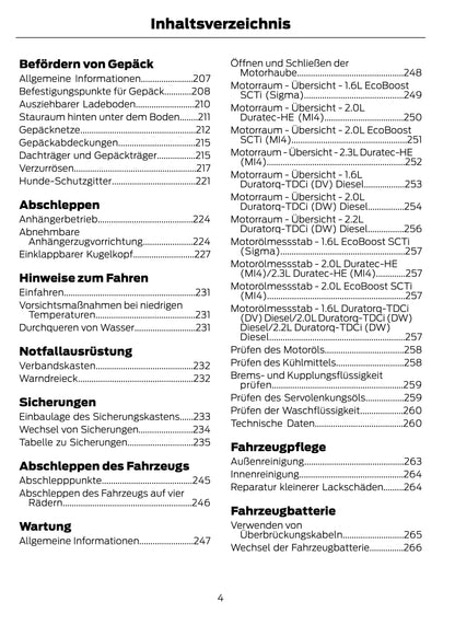 2011-2012 Ford Galaxy/S-Max Owner's Manual | German