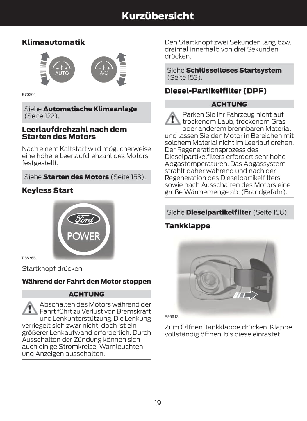 2011-2012 Ford Galaxy/S-Max Bedienungsanleitung | Deutsch