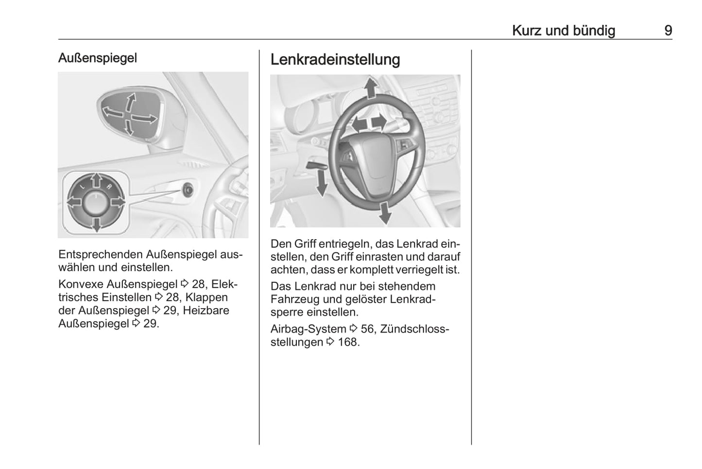 2016 Opel Zafira Tourer Bedienungsanleitung | Deutsch